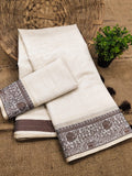 Pure Cotton Soft Silk Saree with Jacquard Weaving Border