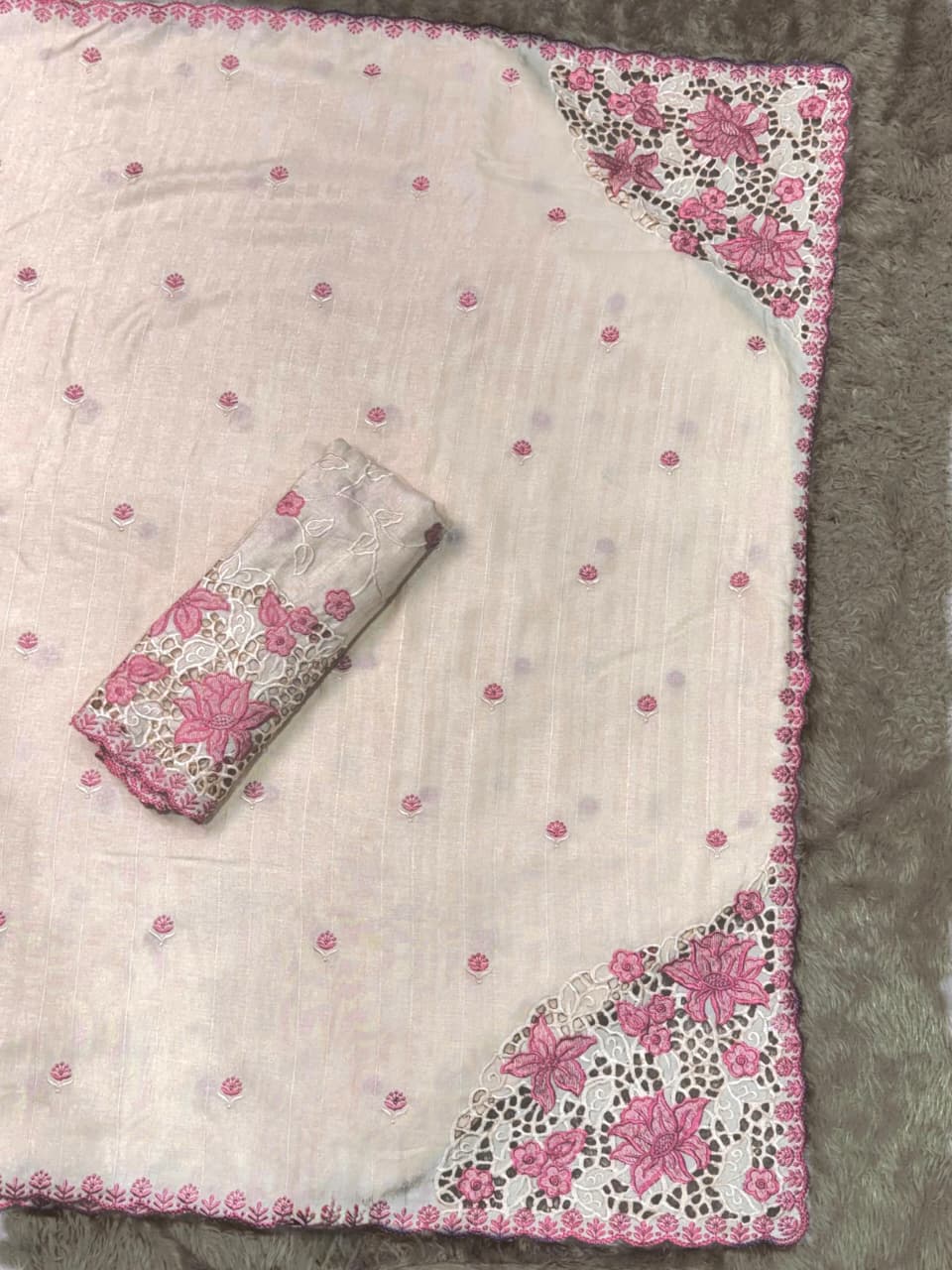 New Arrival – Tusser Cotton Cutwork Collection