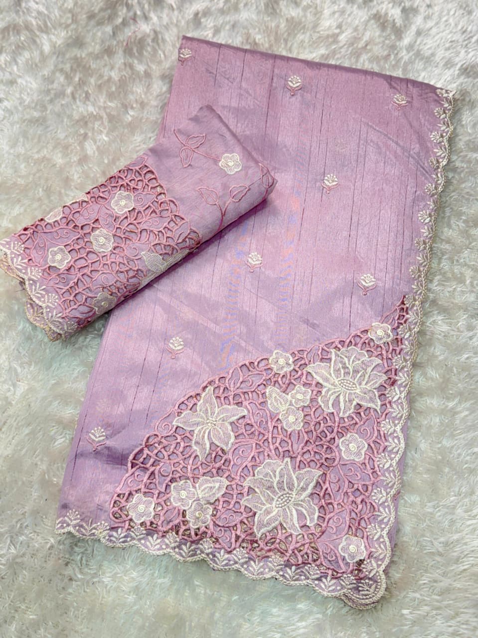 New Arrival – Tusser Cotton Cutwork Collection