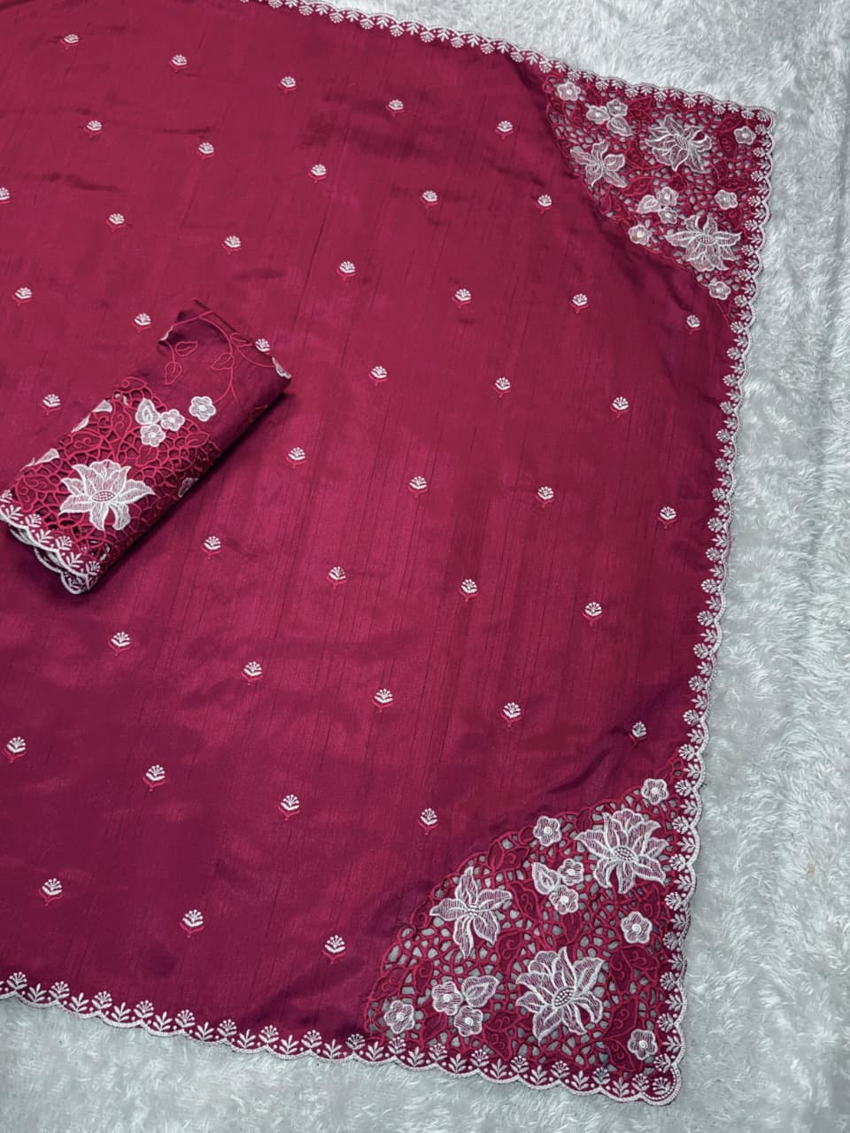 New Arrival – Tusser Cotton Cutwork Collection