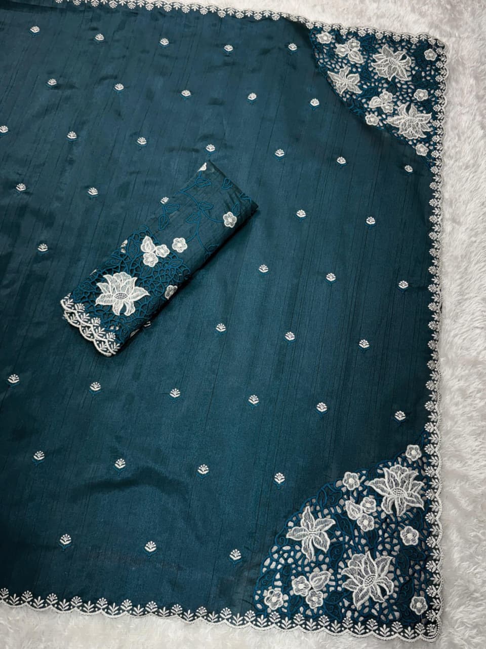 New Arrival – Tusser Cotton Cutwork Collection