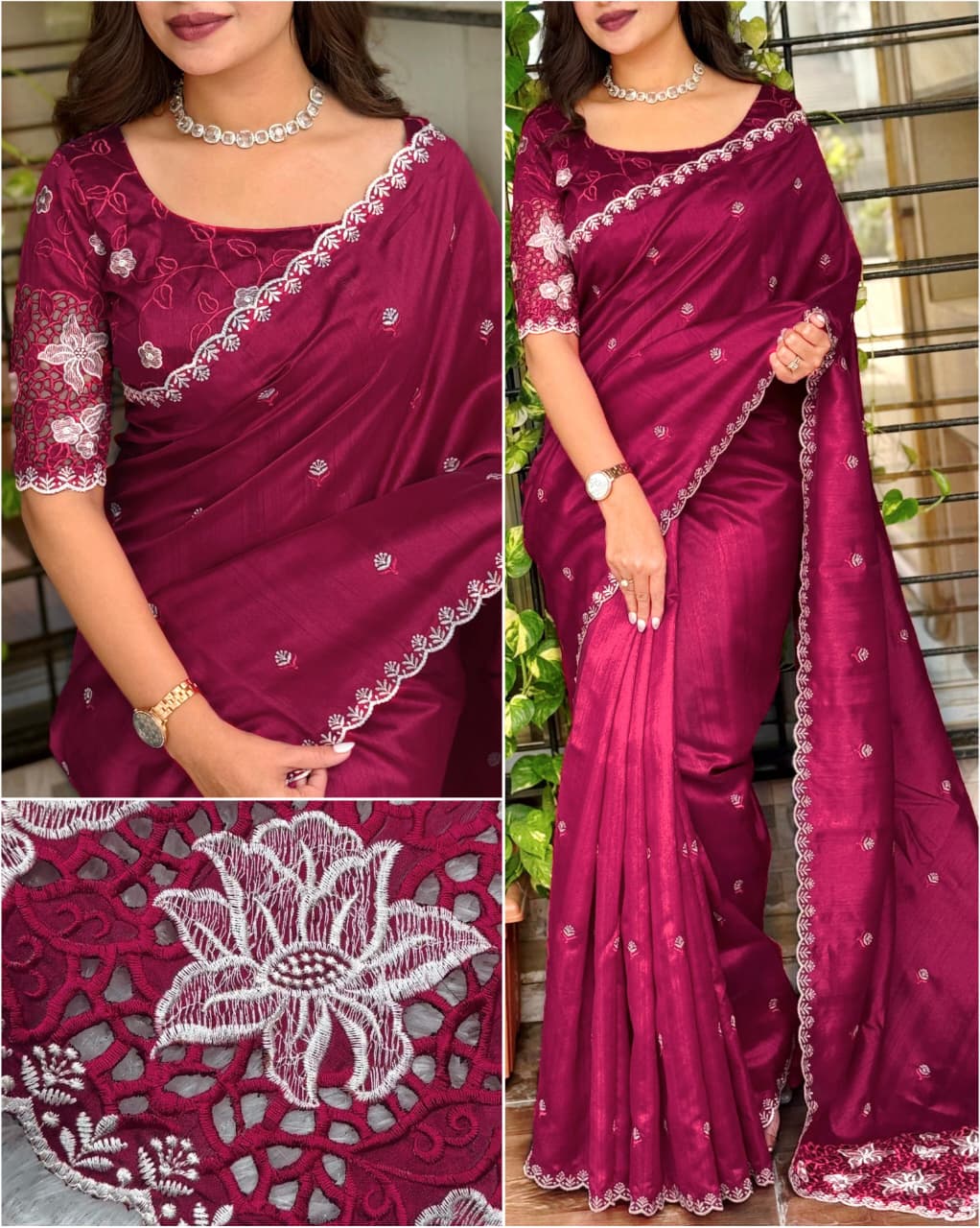 New Arrival – Tusser Cotton Cutwork Collection